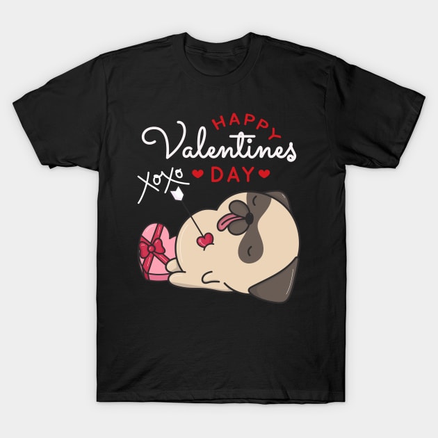 Happy Valentines Day Valentines Day T-Shirt by Barts Arts